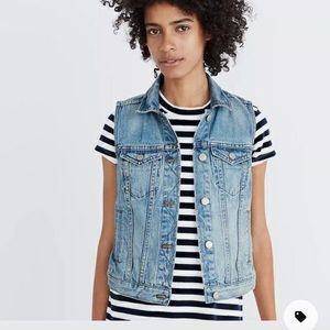Madewell Jean Vest/ Denim Vest